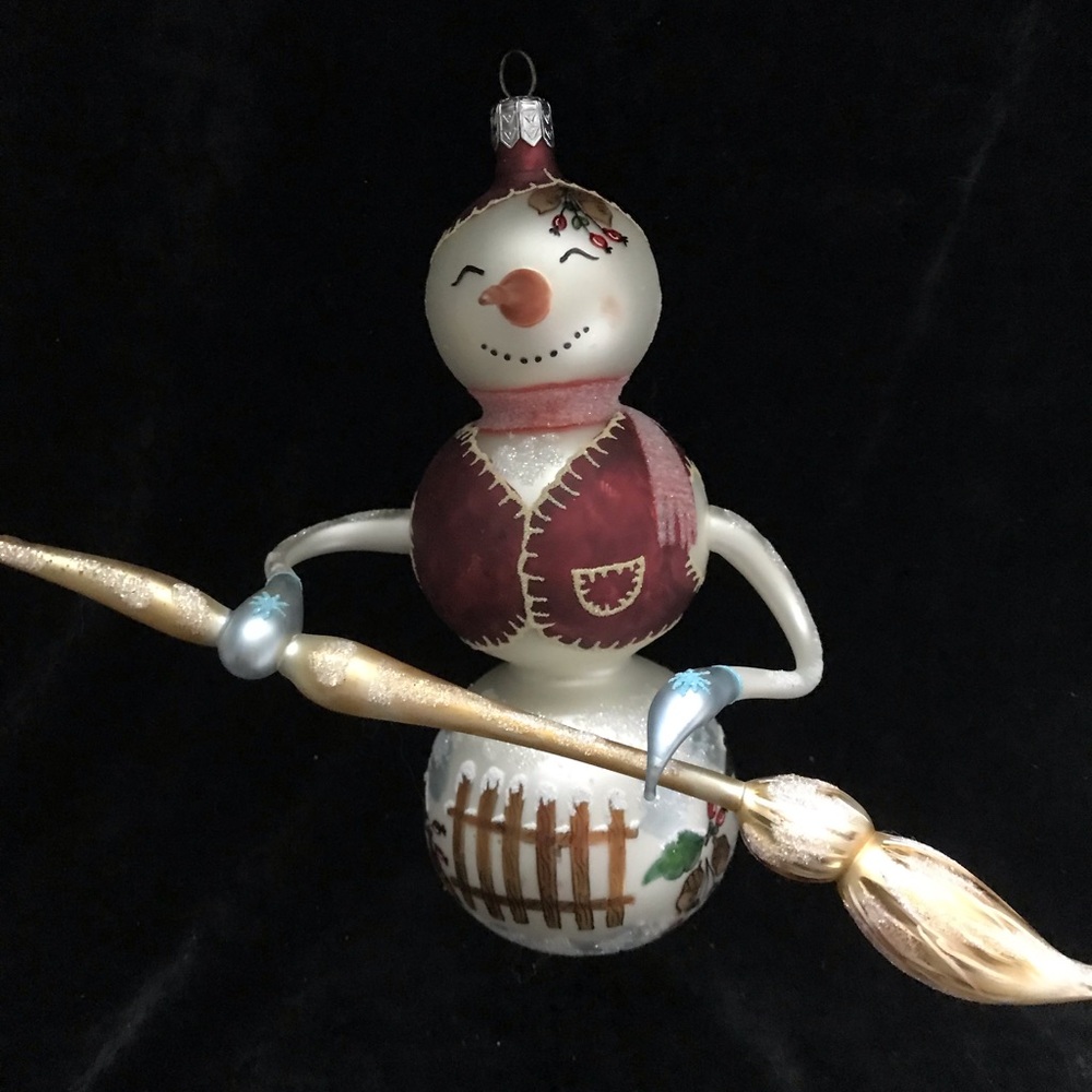 Slavic Treasures snowman ornament